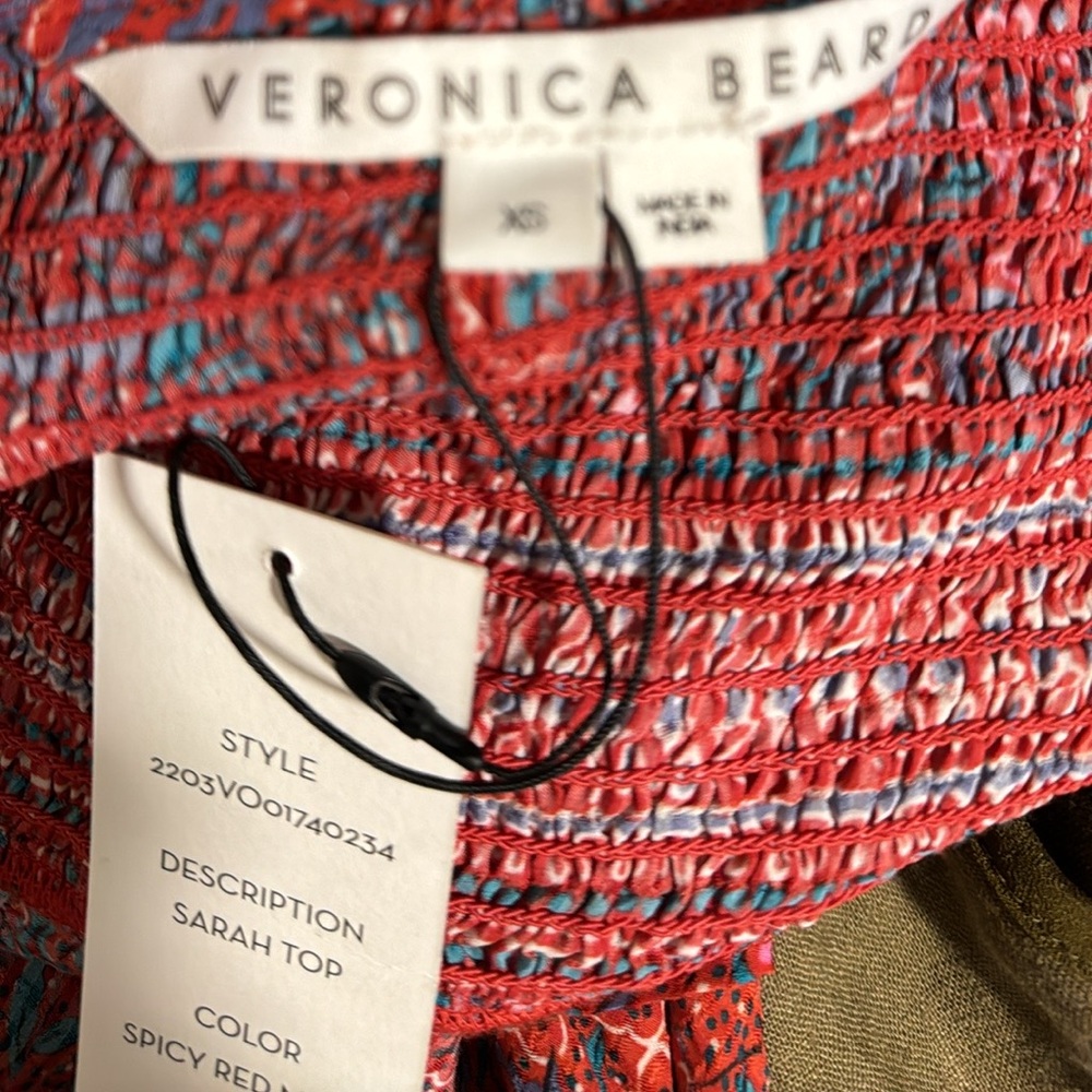 Veronica Beard NWT SArah Top - Picture 9 of 12